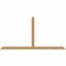 Ekena Millwork Portland Timber Gable Bracket, Western Red Cedar, 84"W x 42"H x 1 1/2"D x 3 1/2"F, 12/12 Pitch GBW084X42X0204POR00SWR - alternate 1